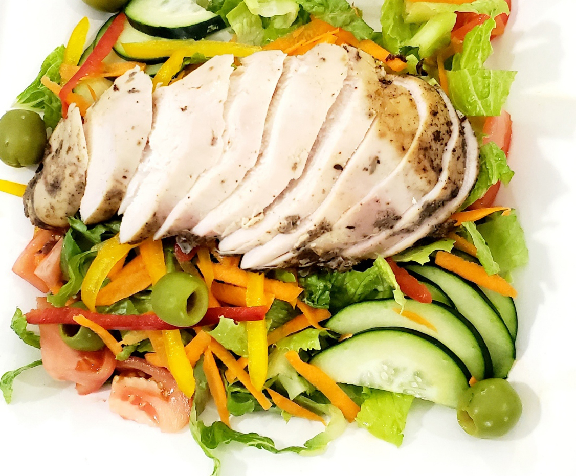 jerk chicken salad